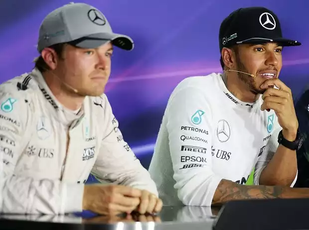 Nico Rosberg, Lewis Hamilton, Daniel Ricciardo Titel-Bild zur News: Nico Rosberg, Lewis Hamilton, Daniel Ricciardo