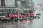 Regen in Spa-Francorchamps
