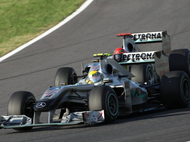 Michael Schumacher, Nico Rosberg Michael Schumacher, Nico Rosberg