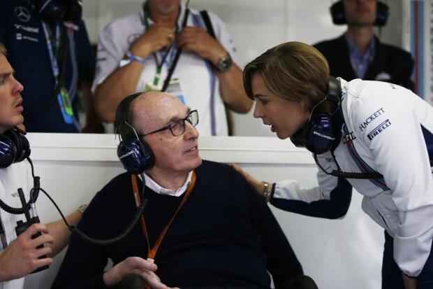 Claire Williams Frank Williams Williams Williams Martini Racing F1 ~Claire Williams und Frank Williams ~ 