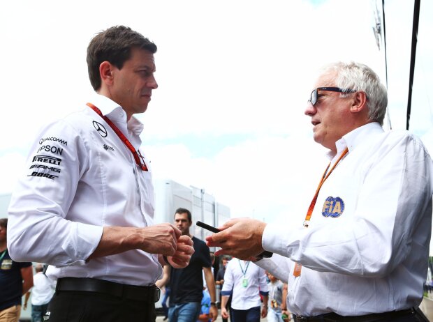 Toto Wolff, Charlie Whiting