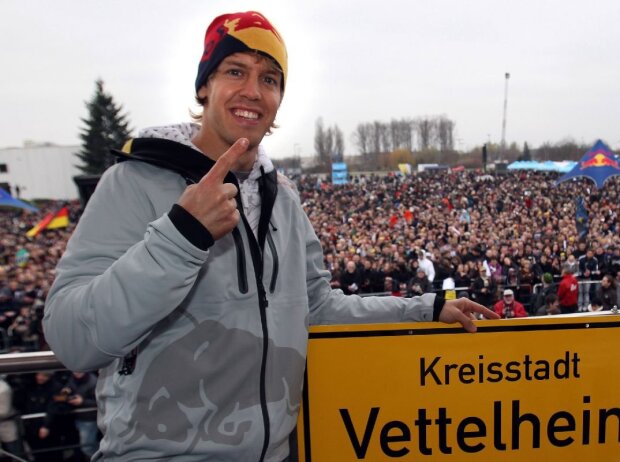 Titel-Bild zur News: Sebastian Vettel in Heppenheim