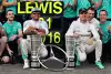 Bild zum Inhalt: Hamilton feiert den Sieg, Rosberg ein trauriges Heimspiel