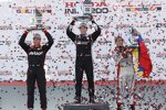 Will Power (Penske), Simon Pagenaud (Penske) und Carlos Munoz (Andretti) 