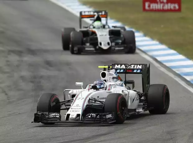 Valtteri Bottas, Nico Hülkenberg, Jenson Button Titel-Bild zur News: Valtteri Bottas, Nico Hülkenberg, Jenson Button