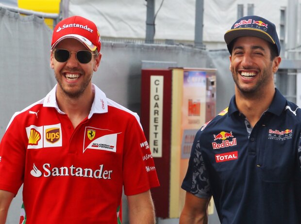 Sebastian Vettel, Daniel Ricciardo