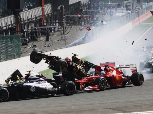 Lewis Hamilton, Romain Grosjean, Fernando Alonso, Sergio Perez, Pastor Maldonado Lewis Hamilton, Romain Grosjean, Fernando Alonso, Sergio Perez, Pastor Maldonado