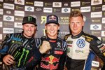 Andreas Bakkerud, Timmy Hansen und Johan Kristoffersson 