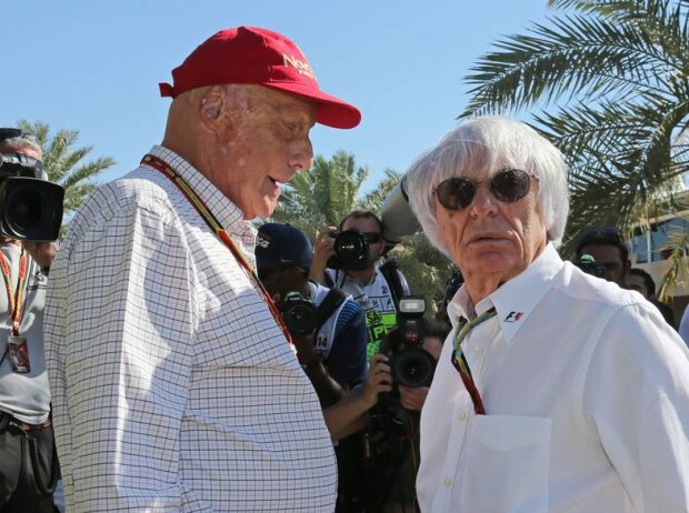 Titel-Bild zur News: Niki Lauda, Bernie Ecclestone