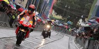 Bild zum Inhalt: MotoGP in Graz: Marquez und Bradl brausen durch die Stadt