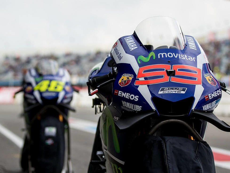 Jorge Lorenzo, Valentino Rossi