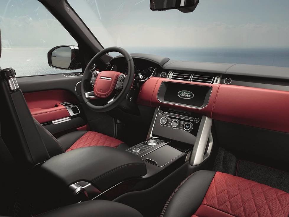 Innenraum des Rang Rover SV Autobiography Dynamic