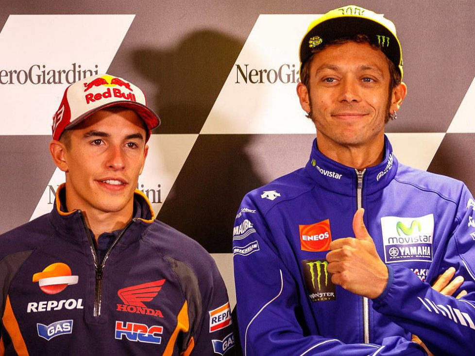 Marc Marquez, Valentino Rossi