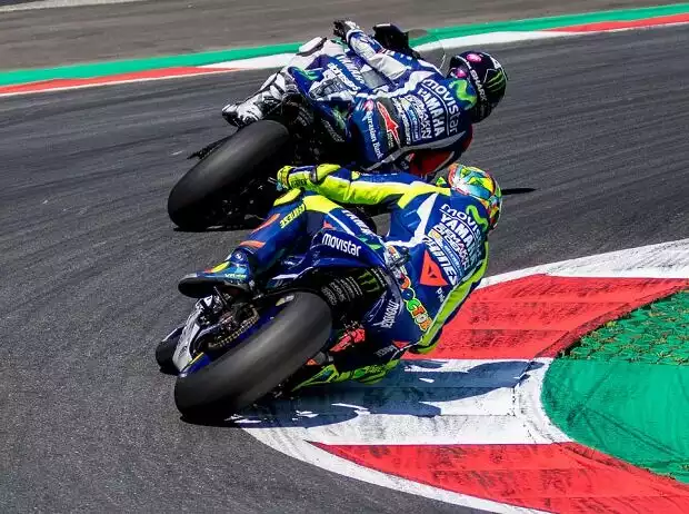 Titel-Bild zur News: Jorge Lorenzo, Valentino Rossi