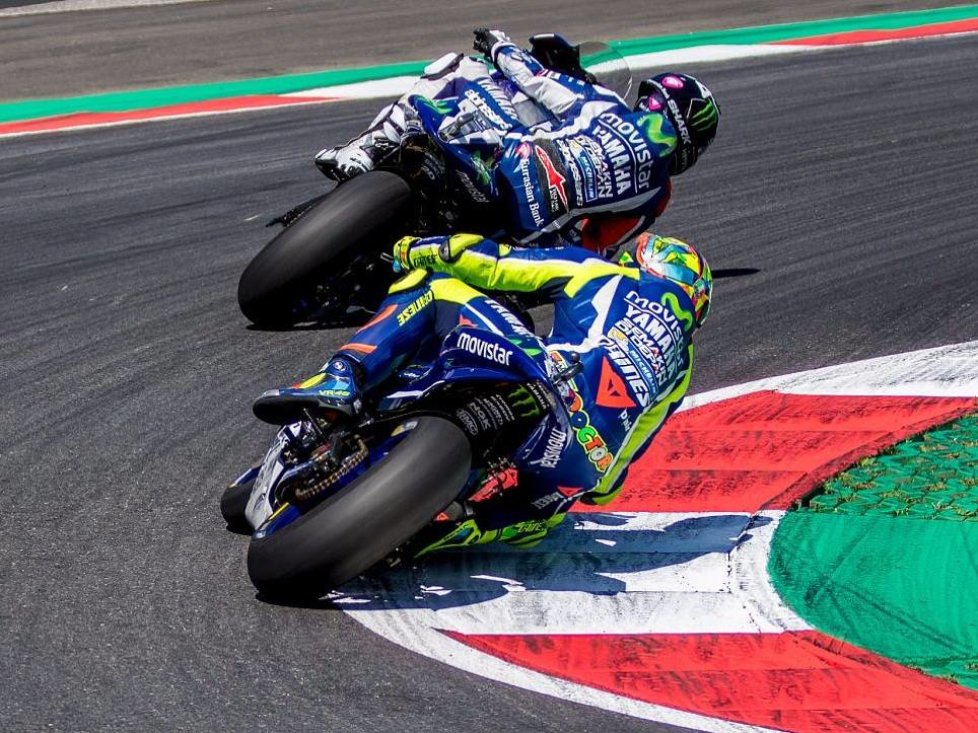 Jorge Lorenzo, Valentino Rossi
