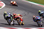 Valentino Rossi vor Marc Marquez 