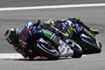 Jorge Lorenzo vor Valentino Rossi (Yamaha) 