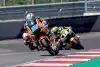 Bild zum Inhalt: Marcel Schrötter jubelt über sein bisher bestes Moto2-Ergebnis