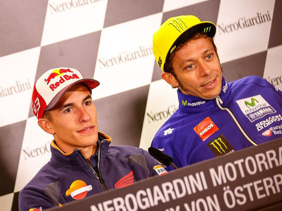Jorge Lorenzo, Marc Marquez, Valentino Rossi
