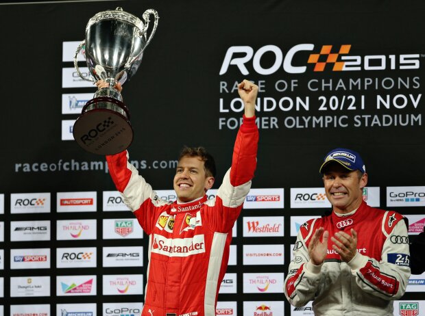 Titel-Bild zur News: Sebastian Vettel, Tom Kristensen