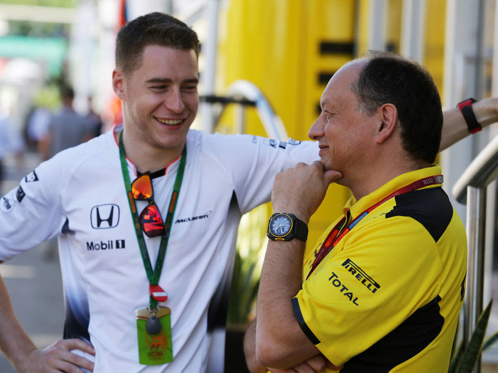 Stoffel Vandoorne und Frederic Vasseur