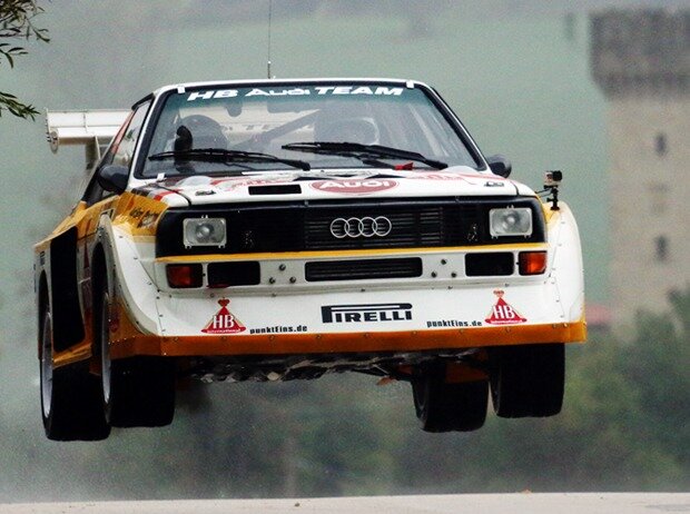 Audi quattro S1 bei der San Marino Rallylegend