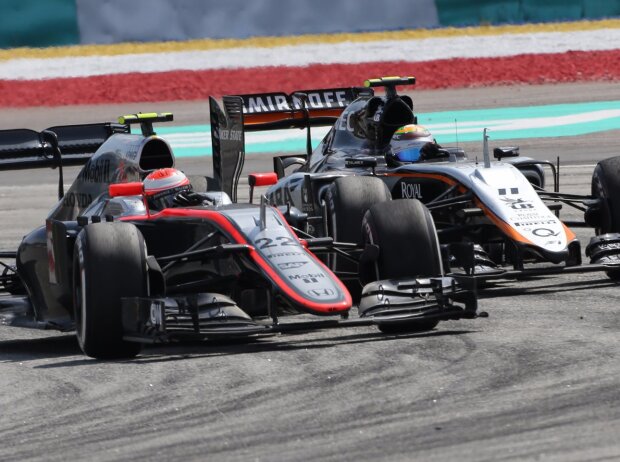 Jenson Button, Sergio Perez Jenson Button, Sergio Perez