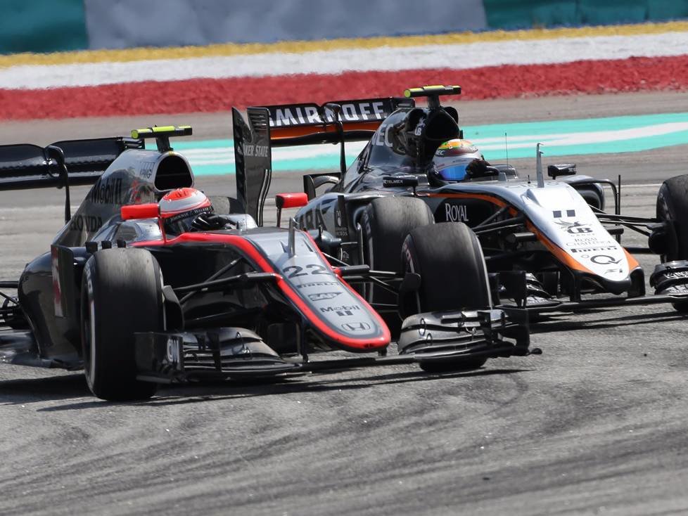 Jenson Button, Sergio Perez