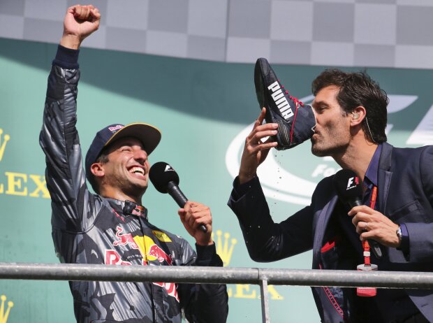Titel-Bild zur News: Daniel Ricciardo und Mark Webber