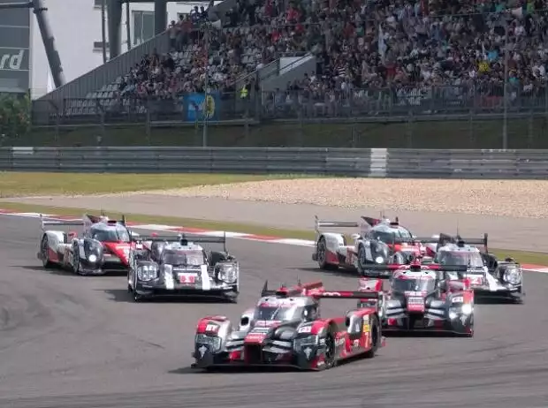 Audi Porsche Toyota LMP1 WEC Titel-Bild zur News: Audi Porsche Toyota LMP1 WEC