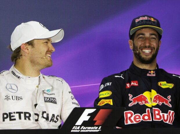 Titel-Bild zur News: Nico Rosberg, Daniel Ricciardo