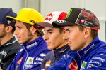 Valentino Rossi, Marc Marquez und Jorge Lorenzo 