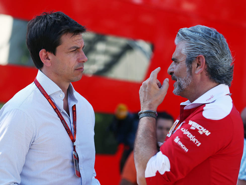 Toto Wolff, Maurizio Arrivabene