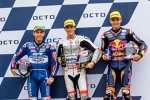 Enea Bastianini, Francesco Bagnaia und Bo Bendsneyder 