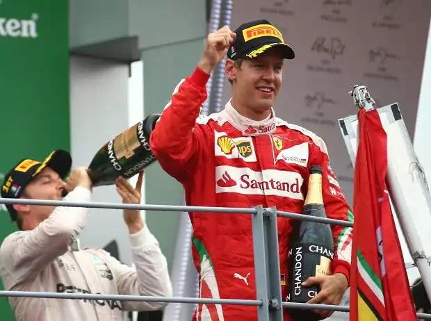 Nico Rosberg, Sebastian Vettel Titel-Bild zur News: Nico Rosberg, Sebastian Vettel