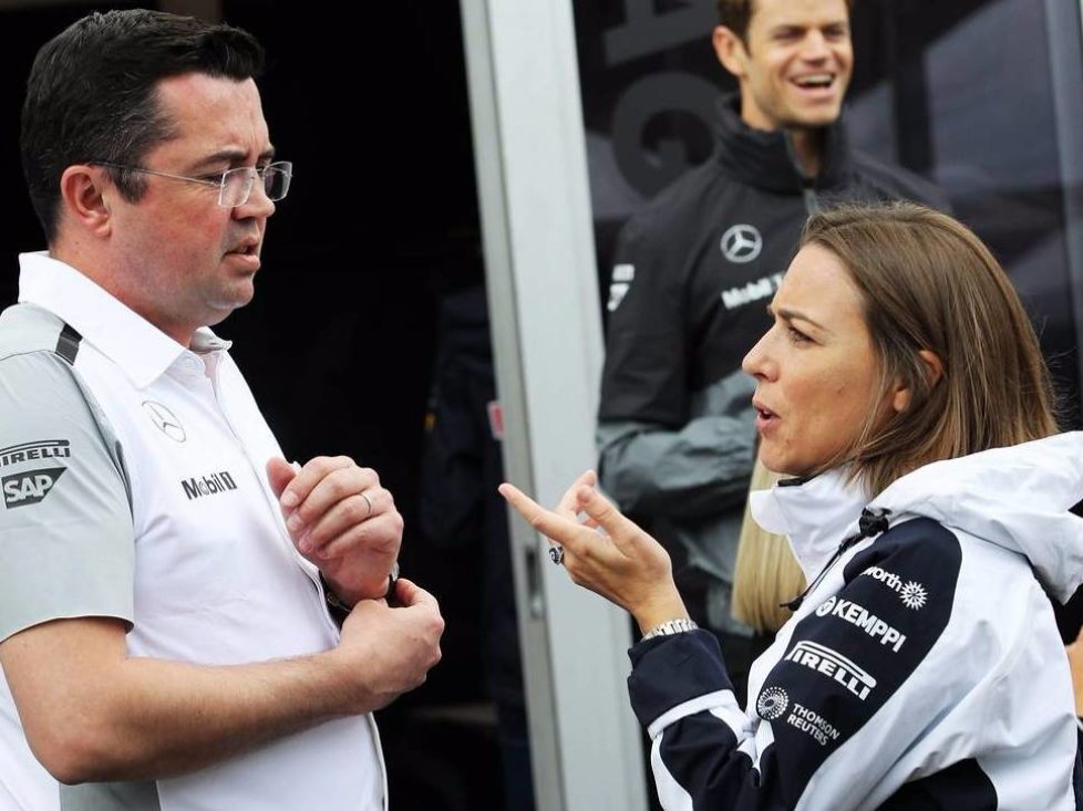 Eric Boullier, Claire Williams