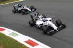 Valtteri Bottas (Williams) und Lewis Hamilton (Mercedes) 