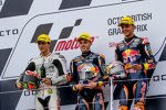 Francesco Bagnaia, Brad Binder und Bo Bendsneyder 