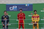 Norman Nato (Racing Engineering), Pierre Gasly (Prema) und Antonio Giovinazzi (Prema) 