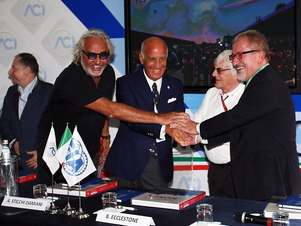 Jean Todt, Flavio Briatore, Bernie Ecclestone, Angelo Sticchi Damiani,