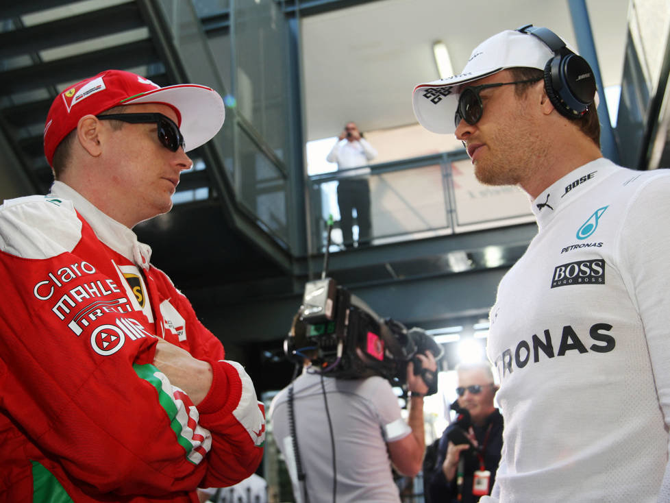 Nico Rosberg, Kimi Räikkönen
