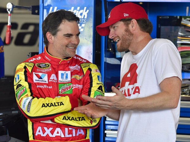 Jeff Gordon; Dale Earnhardt Jr. Jeff Gordon; Dale Earnhardt Jr.