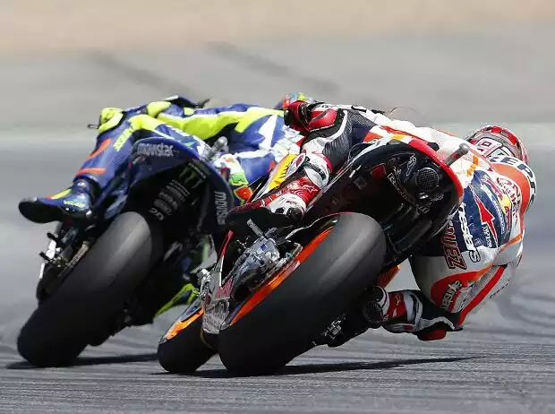 Marc Marquez, Valentino Rossi Titel-Bild zur News: Marc Marquez, Valentino Rossi
