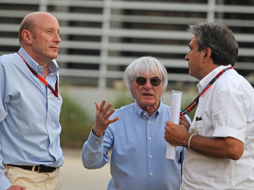 Donald Mackenzie, Bernie Ecclestone und Pasquale Lattuneddu