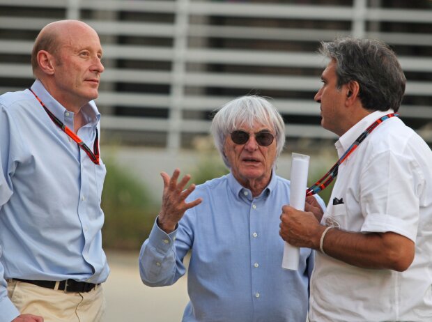 Donald Mackenzie, Bernie Ecclestone und Pasquale Lattuneddu