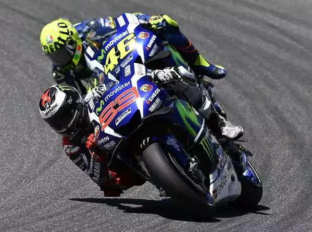 Titel-Bild zur News: Jorge Lorenzo, Valentino Rossi