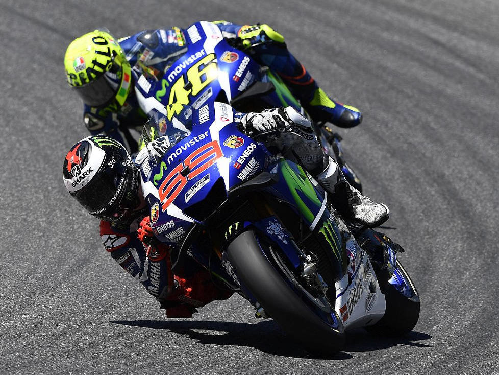 Jorge Lorenzo, Valentino Rossi