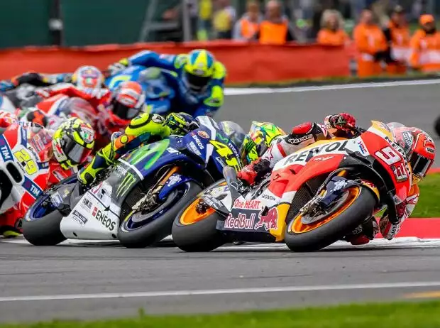 Marc Marquez, Valentino Rossi Titel-Bild zur News: Marc Marquez, Valentino Rossi
