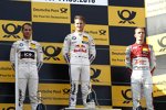 Marco Wittmann (RMG-BMW), Tom Blomqvist (RBM-BMW) und Jamie Green (Rosberg-Audi) 