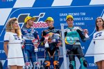 Enea Bastianini, Brad Binder und Joan Mir 